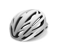 Giro Unisex Adult Syntax Road Helmet - Matte White/Silver, Medium/55-59 cm