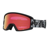 Giro Womens Dylan Snow Goggles, Black and Grey Botanical with Amber/Yellow Lens