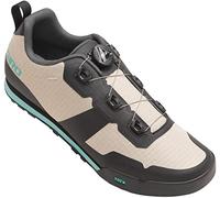 Giro Women's Tracker Trail Running Shoe, Sandstone/Screaming Teal, 7 UK