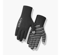 Giro Xnetic H2O Glove - Waterproof, Breathable, Flexible, Three-Layer Construction, RainGuard Membrane, Nylon Outer, Hypoallergenic Liner, Ideal for Wet Weather Cycling - Color: Black, Size: M