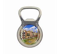 Girona Spain Fridge Magnet Bottle Opener Tourist Souvenir Gift Collection Refrigerator Magnetic Sticker