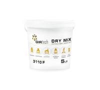 GIRtech Refractory Cement Dry Mix Mortar 5 LB 3110 Degree °F High Temp Heat Resistant Mortar for Repairing & Masonry, Fire Brick Lining Fire Pit, Fireplace, Kiln, Furnace, Forge