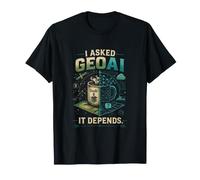 GIS AI Mapping Data Science Digital Twin T-Shirt