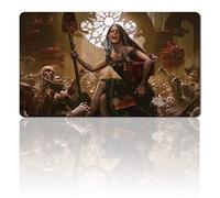 GISA, Glorious Resurrector, DE - Board Game Magic MTG + Free Protective Bag MTG Play Mat TCG Card Game Mouse Pad Table Mat Size 60 x 35 cm, Compatible with Digimon MTG TCG CCG RPG