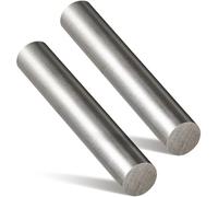 Gisafai 2 Pcs 1018 Carbon Steel Round Rod 1" Diameter, 6" Length Cold Rolled Steel Bar Unpolished Finish Rod for Shaft Gear Drill Lathes Boring Machine Turning Miniature Axle Stock
