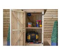 Gisburn Garden Store Small - Timber - L96 x W89 x H123 cm Buttercup Farm Brown One Size