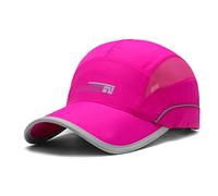 Gisdanchz Dry Running Hat,UPF Hats for Men,UV Protection Breathable Outdoor Hats for Men Baseball Cap Running Fishing Hiking Sport Hat Under 10 Women UPF Quick-Drying Caps Rose Red