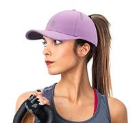 Gisdanchz Running Hat for Women with Ponytail Hole Womens Ponytail Hat Tennis Golf Sport Workout Exercise Gym Runner Hats Quick Dry Performance Ponyback Baseball Hats with Ponytail Hole, Purple