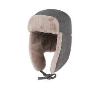 Gisdanchz Winter Warm Cotton Trapper Hat for Boys and Girls Kids Breathable Fluff WomenTrooper Snow Ski Hats Russian Ushanka Hat with Ear Flap Children Costume Aviator Chiefs Hats Gray