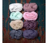 GISELA D 2 Pack Gauze Napkin Cheesecloth Photography Props for Tabletop Food Product Flat Lay Backdrop Paper Photo Studio Background (8PCS)