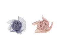 GISELA D 2 Pack Gauze Napkin Cheesecloth Photography Props for Tabletop Food Product Flat Lay Backdrop Paper Photo Studio Background (Bluepurple+Cameo)