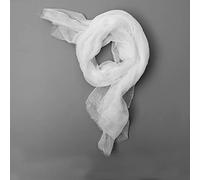 GISELA D 2 Pack Gauze Napkin Cheesecloth Photography Props for Tabletop Food Product Flat Lay Backdrop Paper Photo Studio Background (White 2PCS)