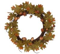 Gisela Graham Acorn and Oak Leaf Autumnal Wreath