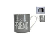 Gisela Graham Amazing Friend Mug, Dark Grey
