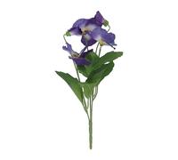 Gisela Graham Artificial Blue Pansy Flower Spray