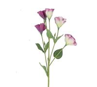 Gisela Graham Artificial Lisianthus Flower Stem, Purple, 76cm, Polyester