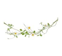Gisela Graham Artificial Spring Daisy Floral Garland, 1.5m, Daisies and Foliage