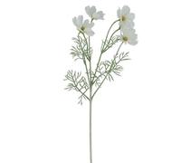 Gisela Graham Artificial White Cosmos Flower Stem