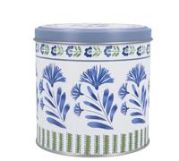 Gisela Graham Blue Floral Design Small Tin Storage Canister