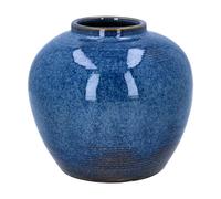 Gisela Graham Blue Porcelaine Round Vase