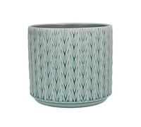 Gisela Graham Blue Staghorn Plant Pot - Medium