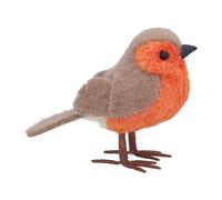Gisela Graham Bristle Robin Christmas Ornament