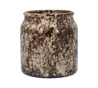 Gisela Graham Brown Reactive Glaze Storage Pot, Decorative Ceramic Container