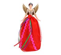 Gisela Graham Carnival Design Christmas Tree Topper Fairy