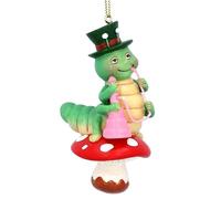 Gisela Graham Caterpillar with Pipe Resin Tree Decoration
