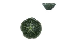 Gisela Graham Ceramic Cabbage Design Mini Bowl, Green