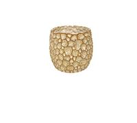 Gisela Graham Ceramic Crater Pot Cover, Large, Natural