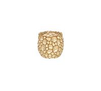 Gisela Graham Ceramic Crater Pot Cover, Small, Natural