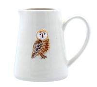 Gisela Graham Ceramic Mini Jug 8cm - owl Design