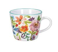 Gisela Graham Ceramic Mug - Bright Peonies - 31539