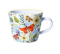 Gisela Graham - Ceramic Mug - White Butterflies