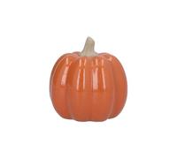 Gisela Graham Ceramic Pumpkin Ornament, Small, Decorative (Orange)