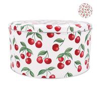 Gisela Graham Cherry Design Airtight Cake Tin - 23.3 X 12.2 Cm
