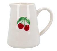 Gisela Graham Cherry Design Ceramic Small Jug