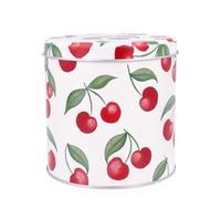 Gisela Graham Cherry Design Small Tin - Decorative Storage Solution