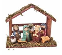 Gisela Graham Childrens Ceramic Nativity Set by Gisela Graham