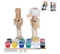 Gisela Graham Choice of 2 Paint Your Own Nutcracker Christmas Kit