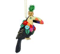 Gisela Graham Resin Carnival Toucan Hanging Decoration