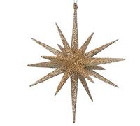 Gisela Graham Christmas Decoration Bethlehem Star 15cm - Gold
