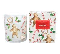 Gisela Graham Gingerbread & Candycane Candle, Large