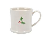 Gisela Graham Christmas Decoration Ceramic Mini Mug with Holly