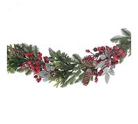 Gisela Graham Christmas Decoration Garland Mixed Fir Berry Cone
