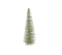 Gisela Graham Christmas Decoration Green Glittered Bristle Tree Large