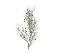 Gisela Graham Christmas Floristry/Spray 87cm - Frosted Fine Fir/Red Berries