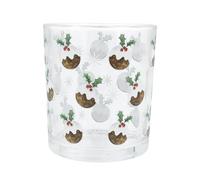 Gisela Graham Christmas Pudding Candle Holder
