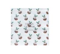 Gisela Graham Christmas Pudding Paper Napkins, Pack of 20, 16cm